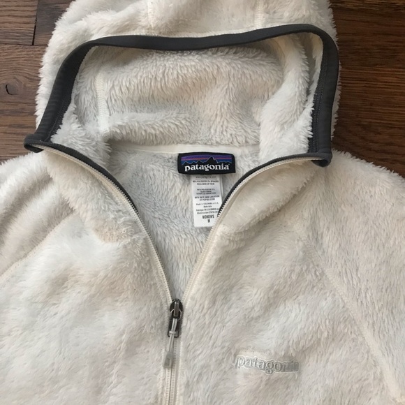 Patagonia Full Zip Sweater⭐️ white, size medium - Picture 10 of 14